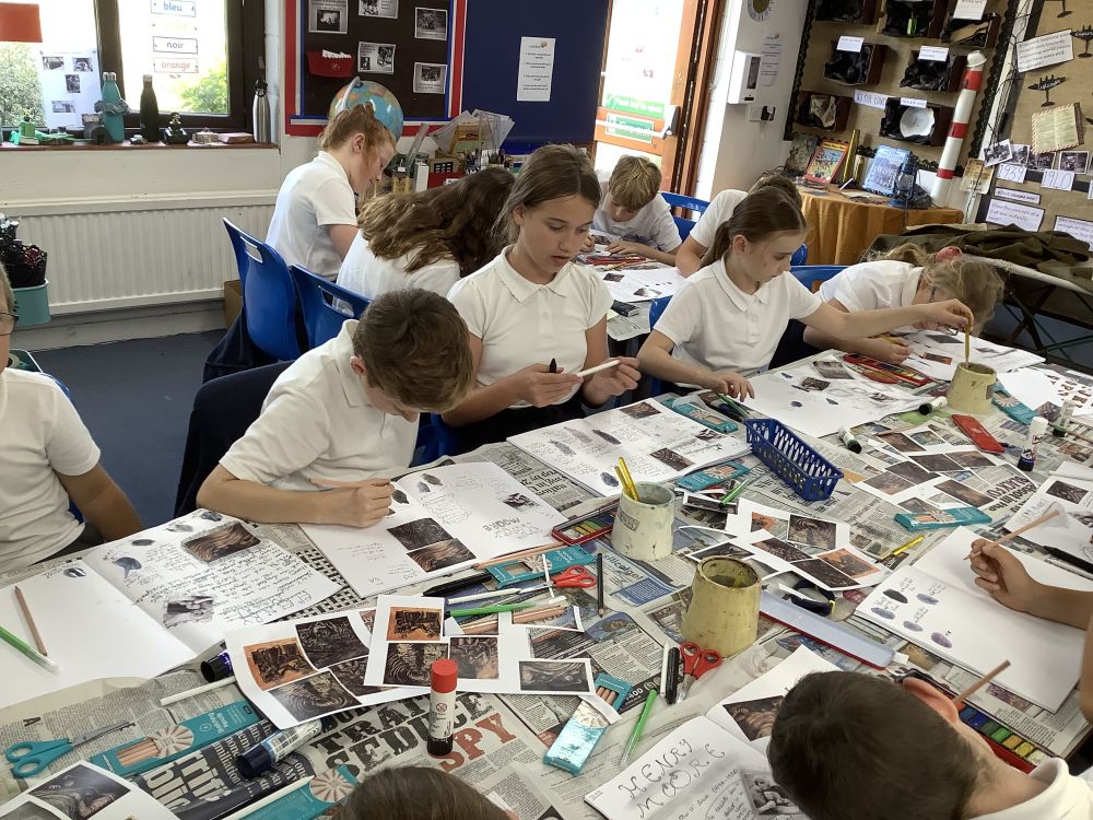 WW2 Blitz Art | Stratford St Mary Primary School | Suffolk