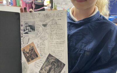 Henry Moore study – Year 6